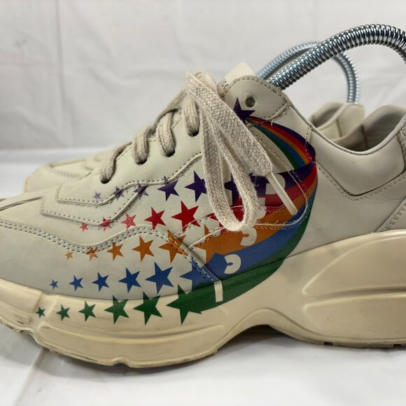 Vintage Gucci Rhython Evolution Sneaker Rainbow Shooting Stars size 6 - Picture 11 of 16